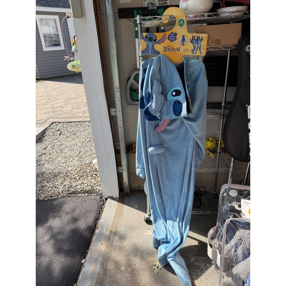 Disney Lilo & Stitch Prestige Costume Kids Size Large 10-12 Plush JumpSuit